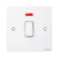 Flatplate 1g 32A DP plate swi + neon White | LV0701.0279
