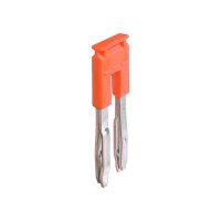 1SNK908302R0000 Entrelec JB8-2 2 Pole Jumper Bar 8mm Pitch Orange JB8-2
