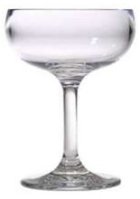 Harmony Polycarbonate Champagne Saucer 21cl Carton of 12