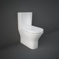RAK-RESORT MINI CLOSE COUPLED FULLY BACK TO WALL WC PAN ONLY