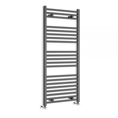 Luca Straight Anthracite Towel Rail - 1800x500mm