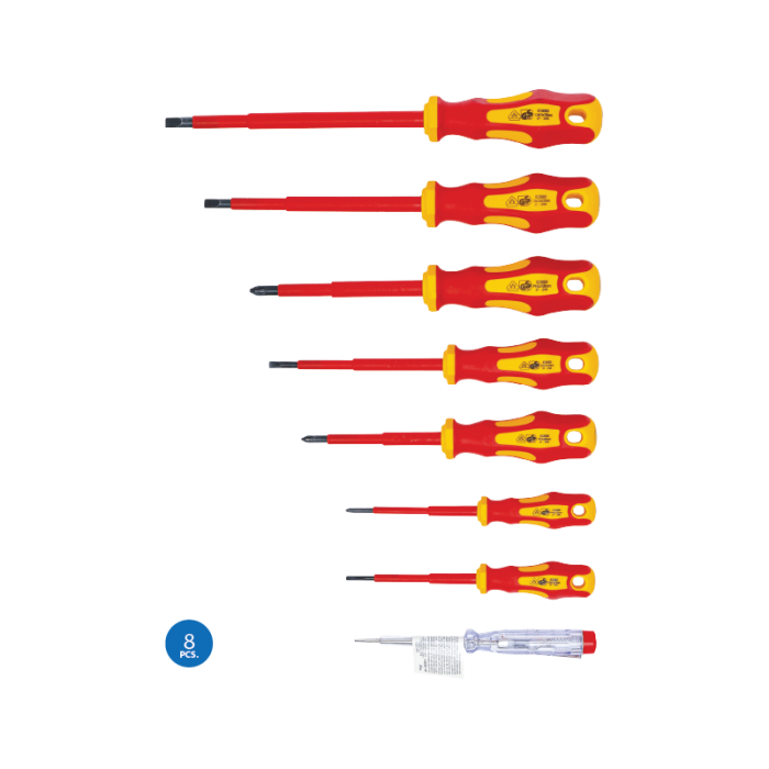 VDE Screwdriver Set (8 Pcs)