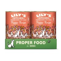 Lilys Kitchen Dog Tin Puppy Recipe Chicken 6x400g
