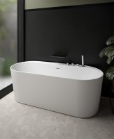 SAMOA FREESTANDING 1700X750MM BATH WHITE INCLUDING WASTE & OVERFLOW