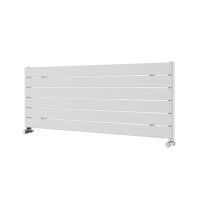 Tucker French 450 x 1200mm Single Panel White Horizontal Radiator (Heating Only)