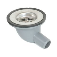 Angled 1 1/4" Sinkwaste
(To 3/4" Hose)