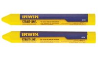Irwin Strait-Line Yellow Crayon Pack 2