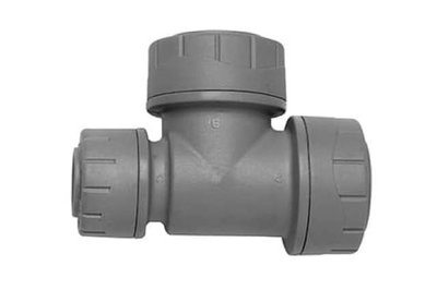 Polypipe Polyplumb 22X15X22MM Reduced End Tee