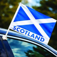 Scotland Car Window Flags - Pack of 2