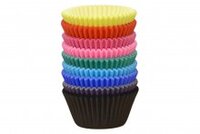 PROFESSIONAL MUFFIN CASES - ASSORTED COLOURS 144pk