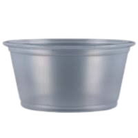 Container Plastic Souffle Clear 2oz