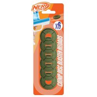 Nerf Cat Foam TPR/Catnip Disc 38.4mm 6-PK 1x2