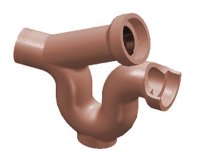 TRADITIONAL SALT GLAZE DRAIN 150mm LEVEL INTERCEPTOR KRI4/2 (131)