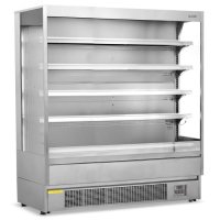 Blizzard Slim Multideck Display BTD200SSV2 Stainless ext/Black Interior