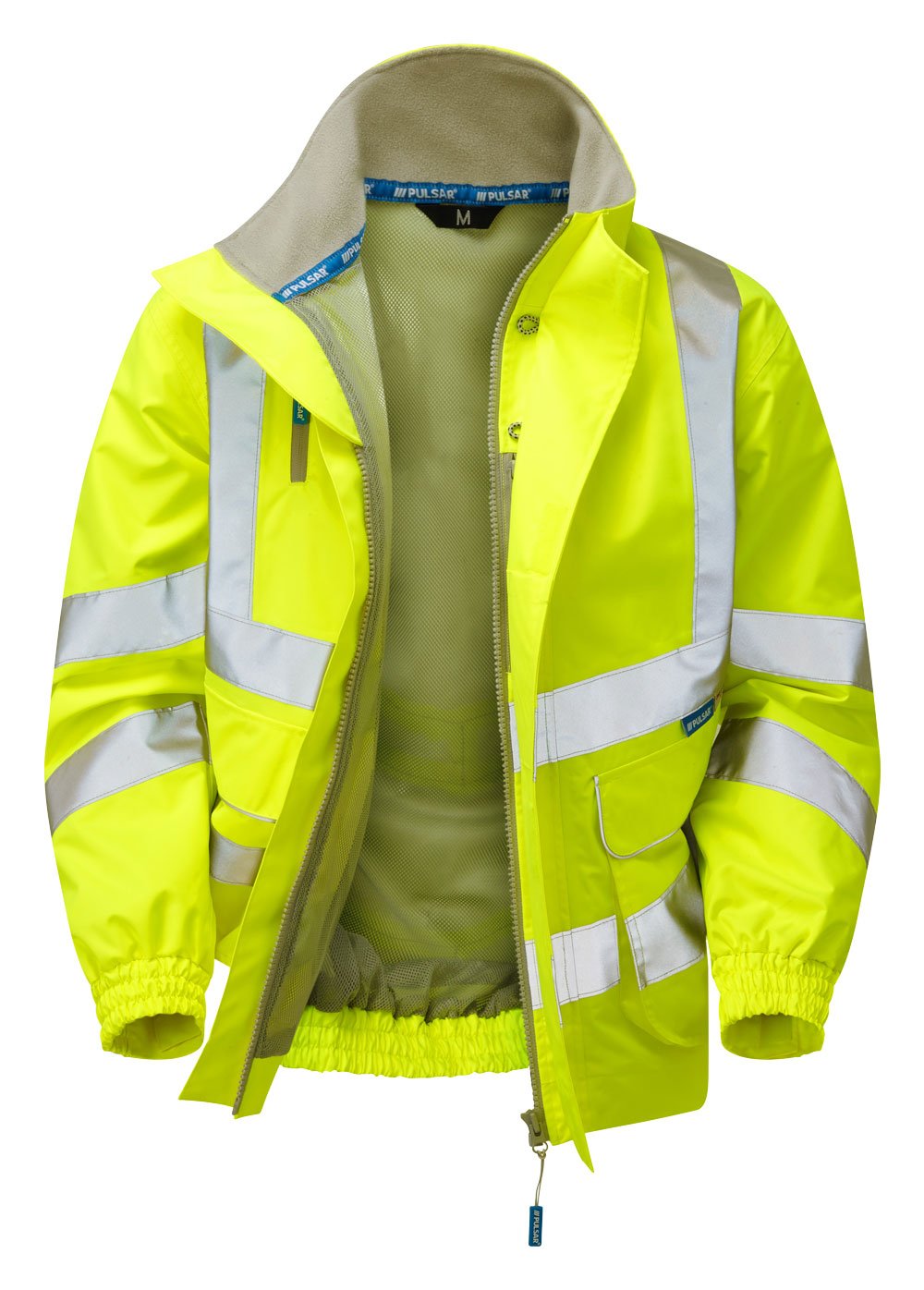 PULSAR&reg; Protect Mesh Lined Bomber Jacket Yellow - Recycled Content