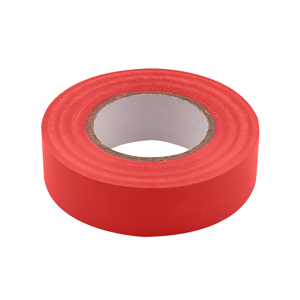 Red PVC Insulation Tape 19mm x 20Mtr