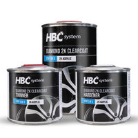 Diamond Clearcoat Package (Clearcoat 1L, Harderner 0,5L & Thinne