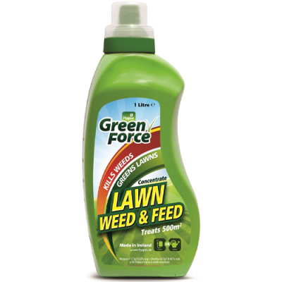 Greenforce Lawn Weed & Feed 1Ltr