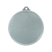 55mm Medal with 50mm Recess (Silver)