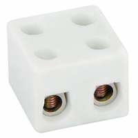 15A PORCELAIN CONNECTOR 2 WAY