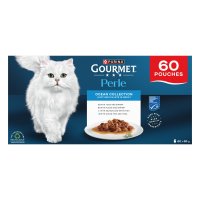 Gourmet 12620107 Perle Cat Pouch Ocean Collection in Gravy Pouch 60x85gm 