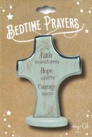 Standing Cross 3 inch/Faith, Hope and Courage  (46585)