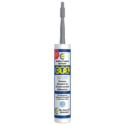 C-Tec CT1 Sealant & Construction Adhesive - Grey 290ml