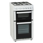 Nordmende 50cm Twin Cavity LPG Gas Cooker - White 