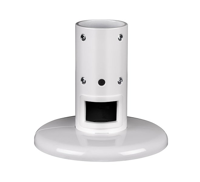 BT7822 ceiling floor mount installation for &Oslash;50mm pole with integrated cable management
