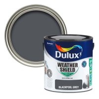 Weathershield Blackpool Grey Colour Swatch & 2.5L Paint Tub