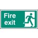 Fire exit 300x150mm adhesive backed *duplicate part was 59515*