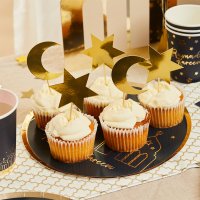 Moon & Star Food Picks - Pack of 12