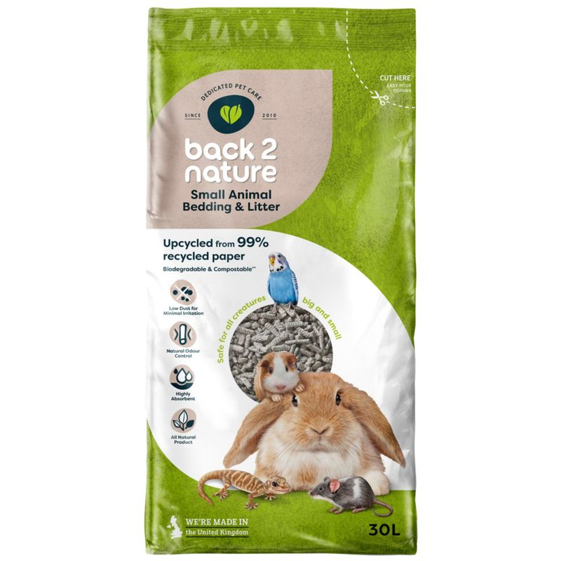 Back 2 Nature Small Animal Litter 30ltr