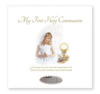 Communion Leatherette Photo Album/Girl   (C46695)