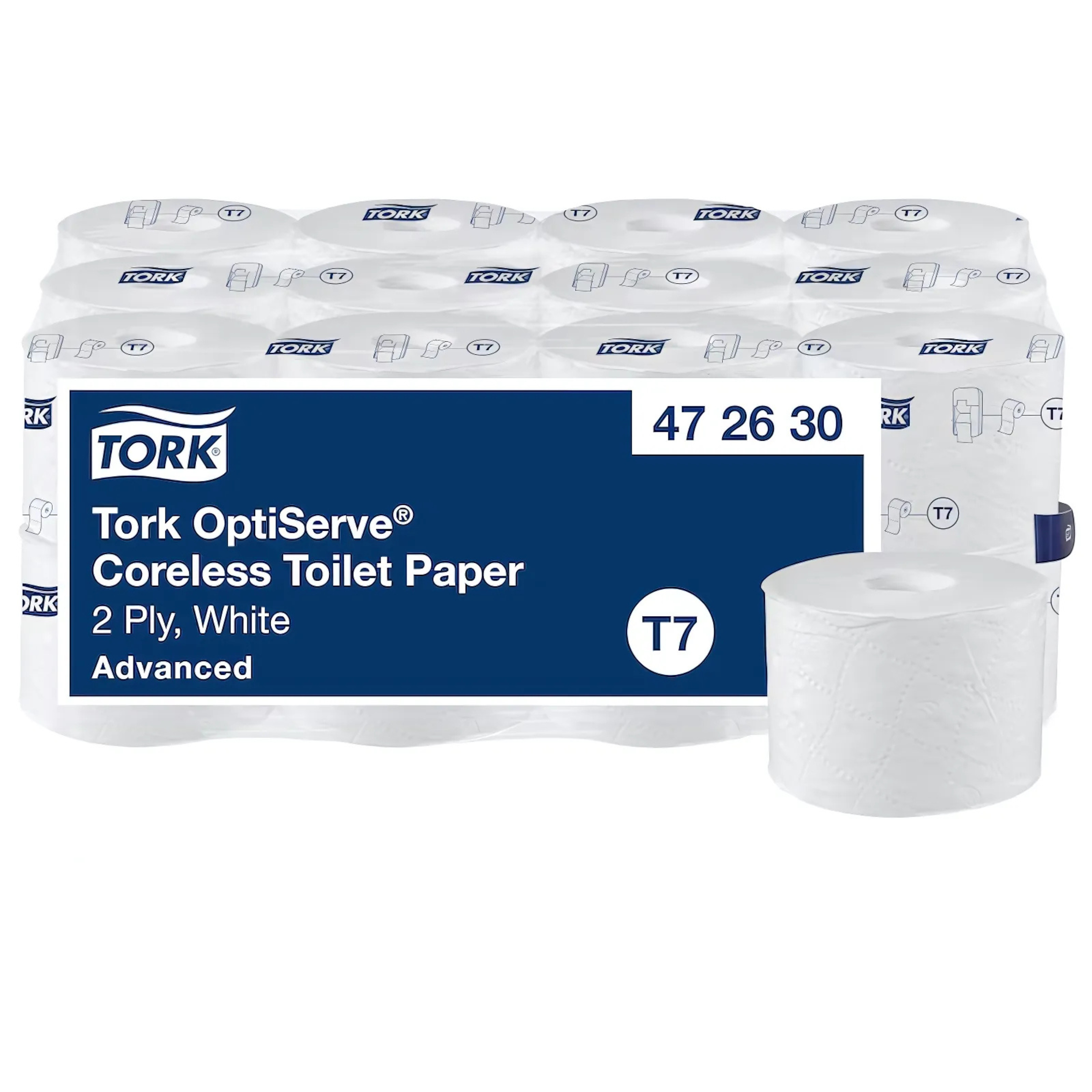Tork Optiserve Coreless Toilet Paper, 2PLY, White, Case