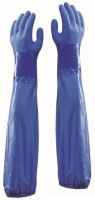 Showa 690 PVC Chem Resist Gauntlet Gloves - Blue 