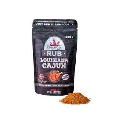 Poppamies Louisiana Cajun Rub 200g