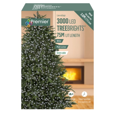 Premier 3000 LED Multi-Action Treebrights - White