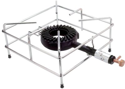 Kroonbrander 8,8kW met verchroomde voet