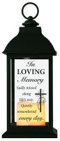 Lantern/In Loving Memory/Led Candle  (84677)