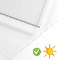 Clear Flat UV Polycarbonate 4mm 1240 x 1250mm