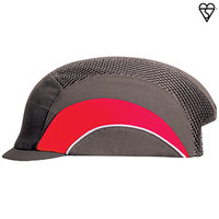 Hardcap A1+ 2.5cm Micro Peak - Grey/Red
