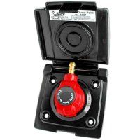 Bullfinch Black Outdoor Utility Gas Point With Lock On Hose Fitting