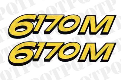 John Deere 6170M Model Decal Left and Right