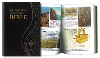 Large Catholic Bible - Black (LARGE TYPE) Gift Boxed  (44992)