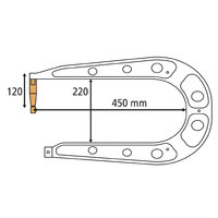 RC3 Arms - 220 x 450mm