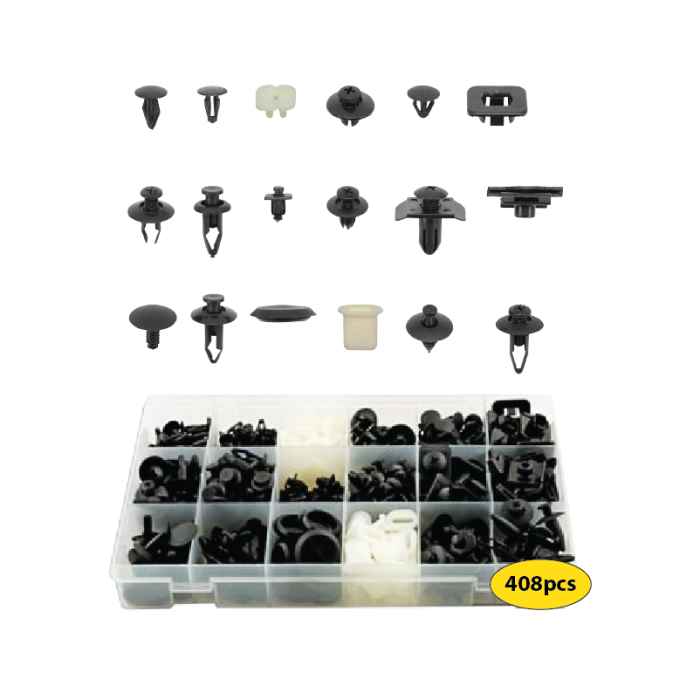 Honda Nissan Mazda Toyota Clip Assortment Set (408pcs.)