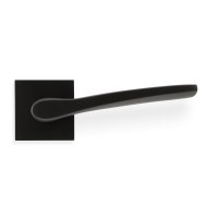 Valli Otello Lever On Square Rosette - Matt Black Pvd - Pair