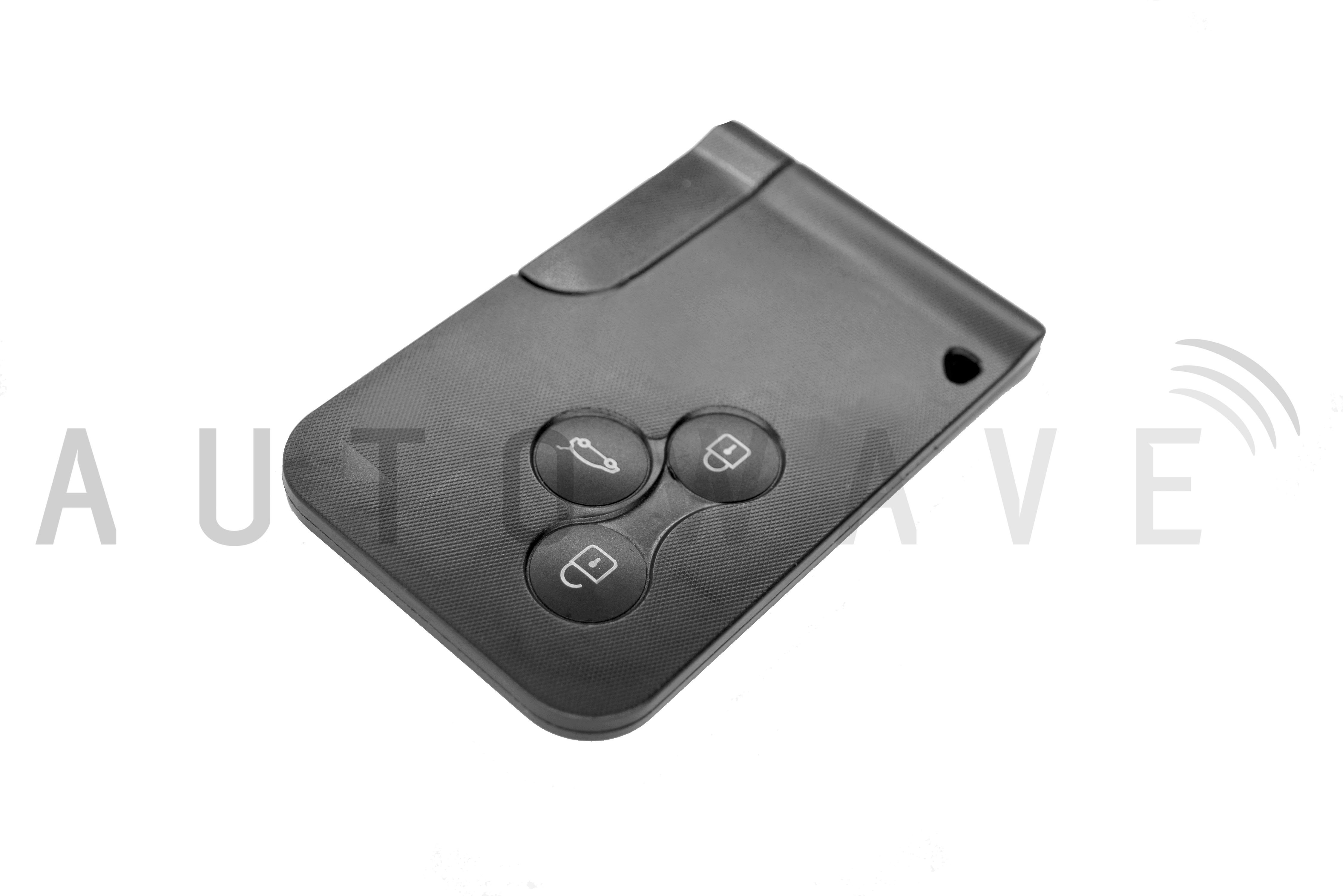 Renault 3 Button Slot-in-Dash Key