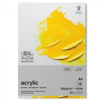 Winsor & Newton - Acrylic Pad 300g A4 15 sheets